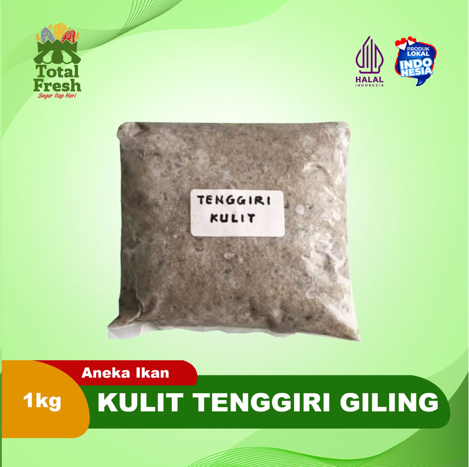 Kulit Ikan Tenggiri Giling