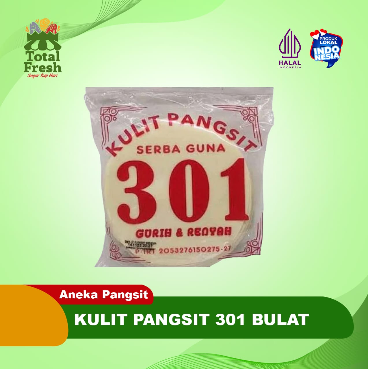 Kulit Pangsit 301 Bulat