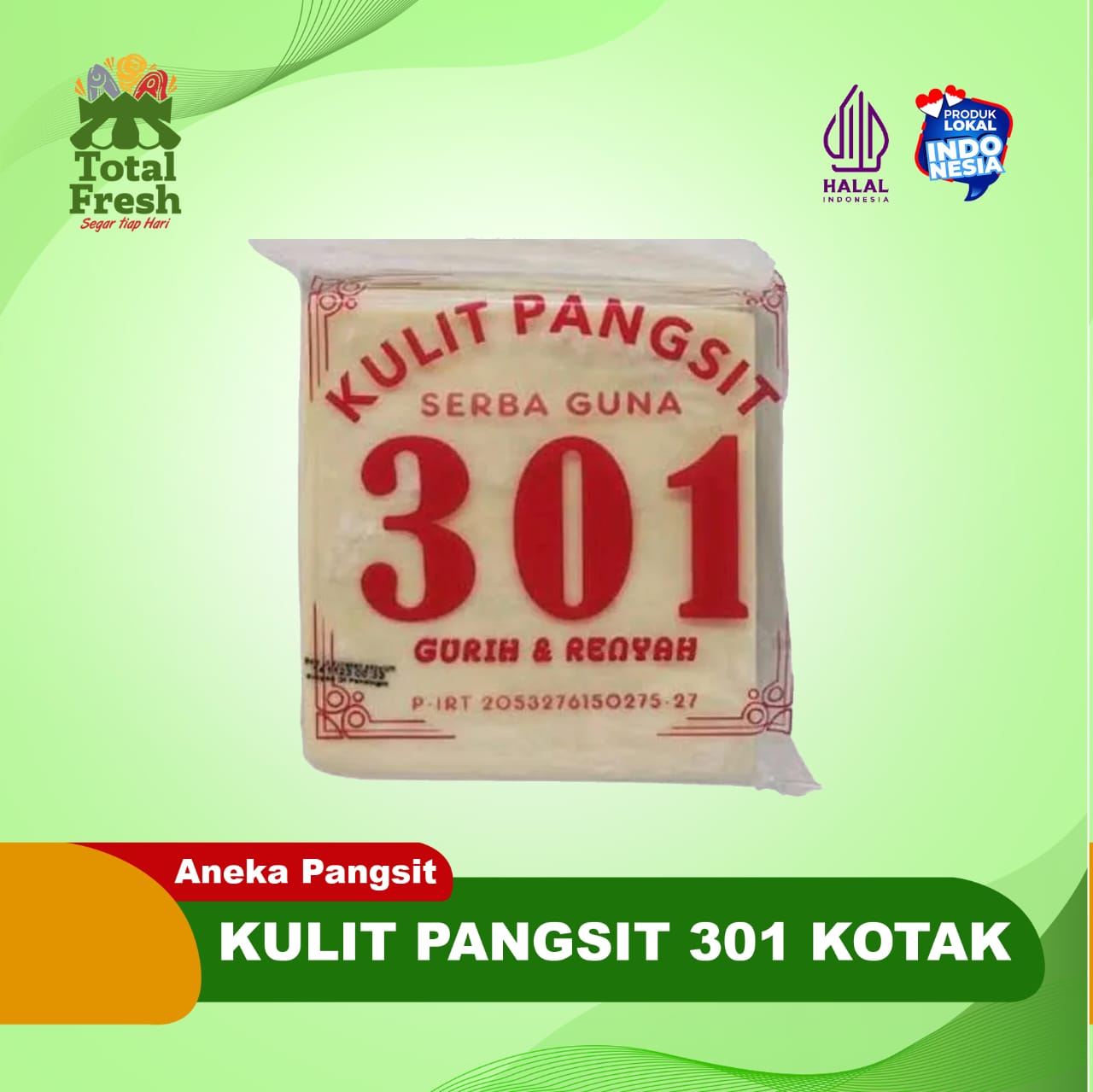 Kulit Pangsit 301 Kotak