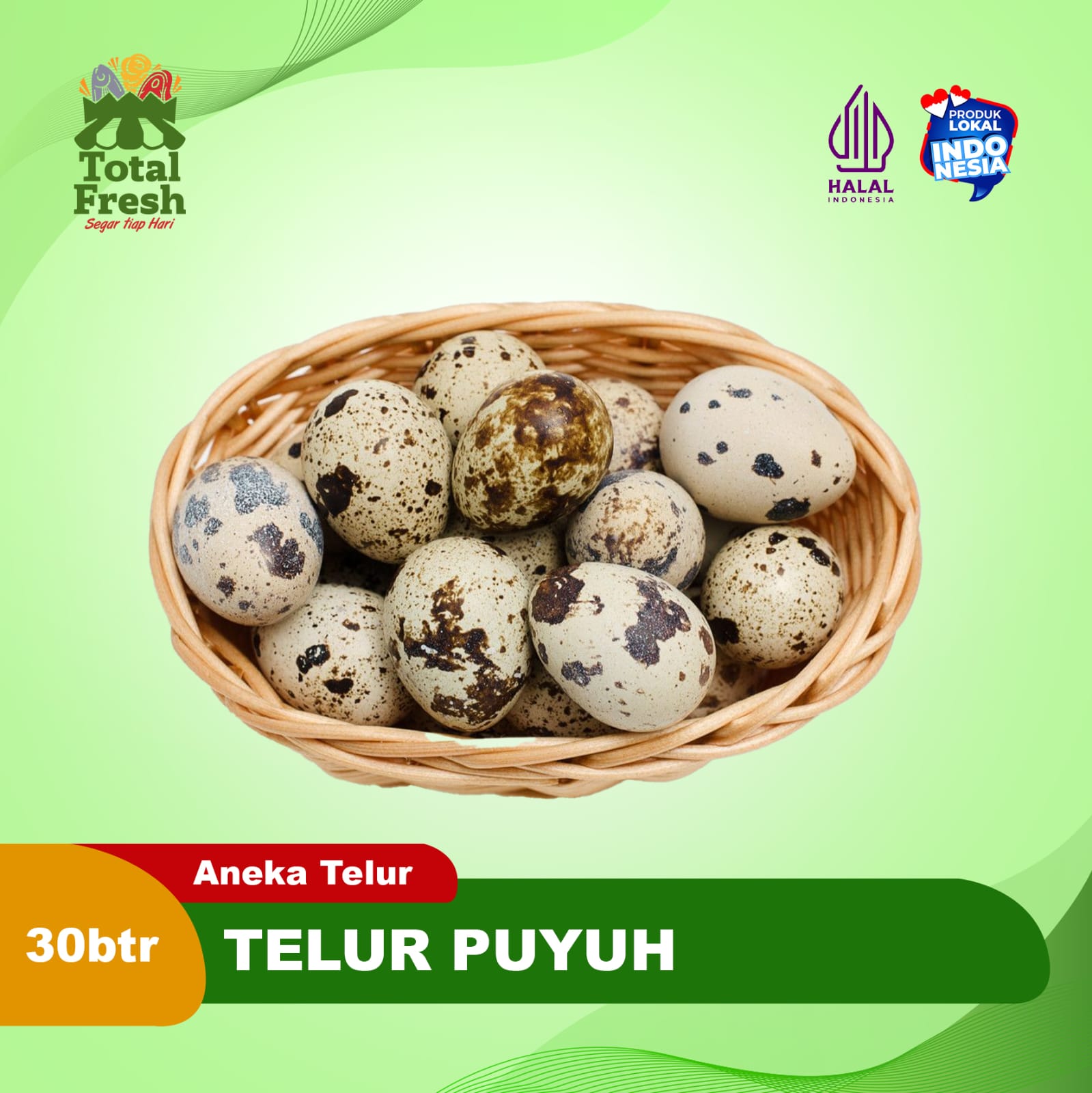 Telur Puyuh 30 butir telor puyuh 30 butir